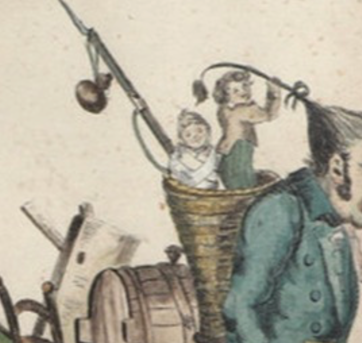 French Watercolour Caricture J J Grandville 1803 - 1847