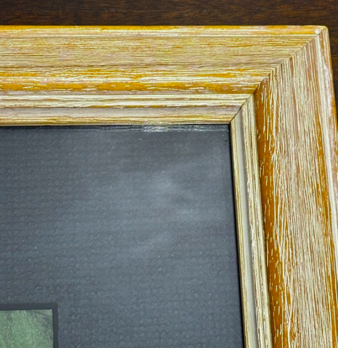 Original Siamese Cat Pastel Painting 1970s Framed