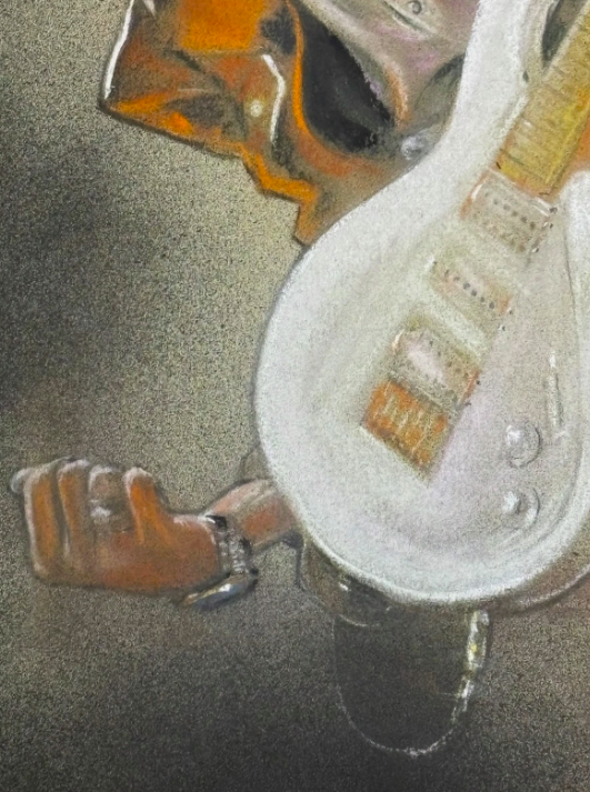 Original Acrylic Painting Rockstar Caricature Airbrush