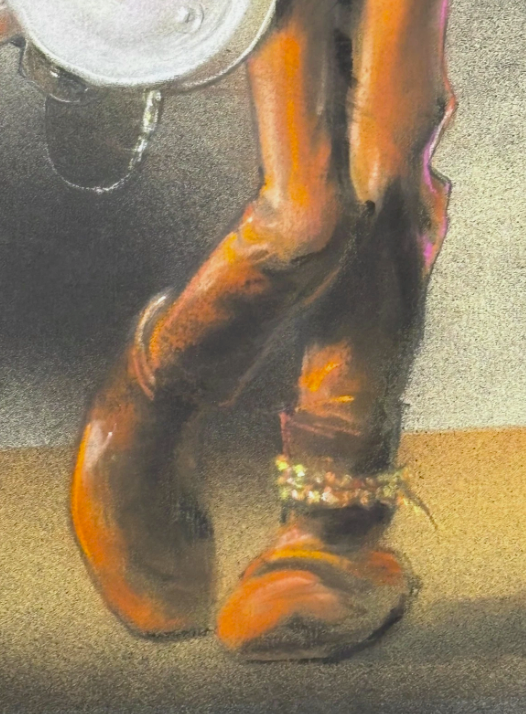 Original Acrylic Painting Rockstar Caricature Airbrush