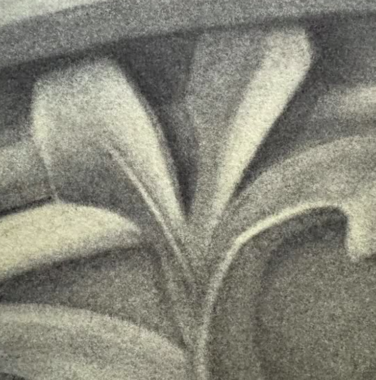 C.1880 Large Architectural Drawing of Column