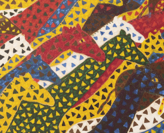 Abstract Giraffe Muhadin Kishev 1939 - 2025