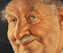 OTTO EICHINGER 1922-2004 SIGNED OIL PAINTING PORTRAIT AUSTRIAN GENTLEMAN FRAMED