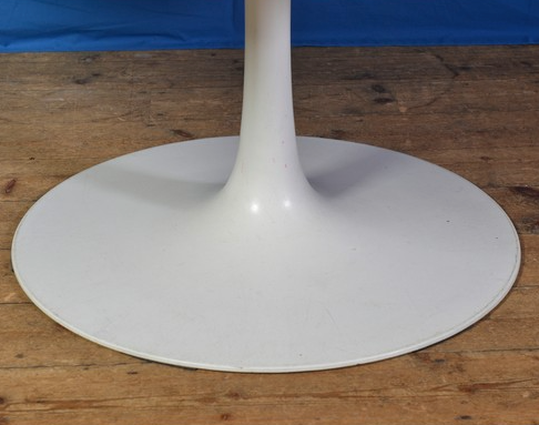 1960's Arkana Circular Table with Rare Tile Feature Top