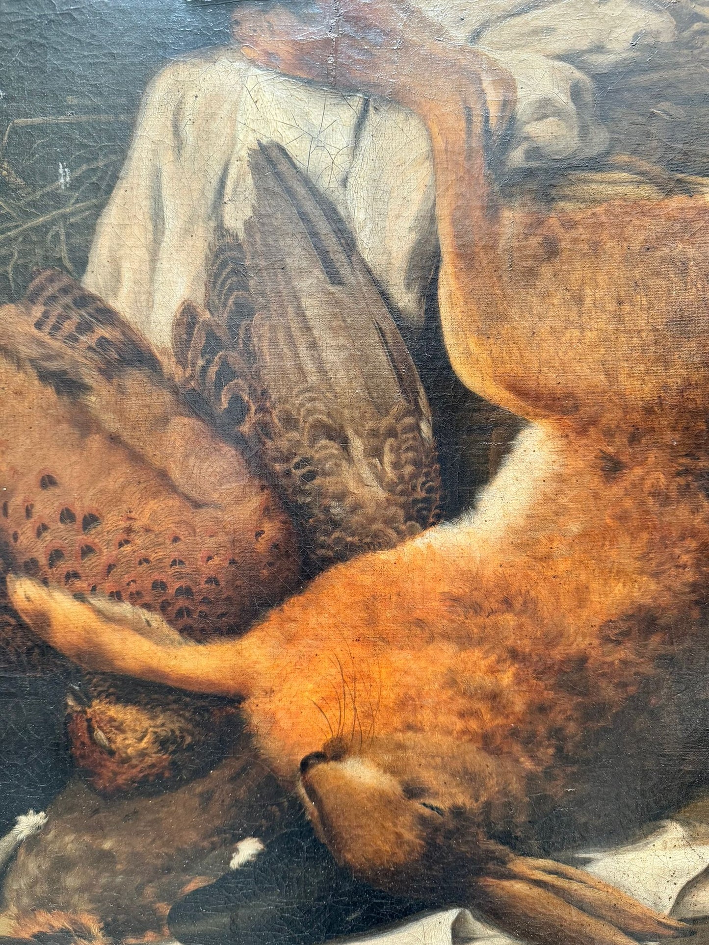 Pair of 19th Century Export School Oil Paintings of Junks at Sea