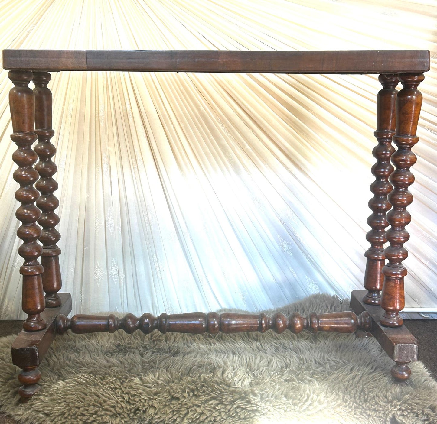 19th Century Game Board Side Table