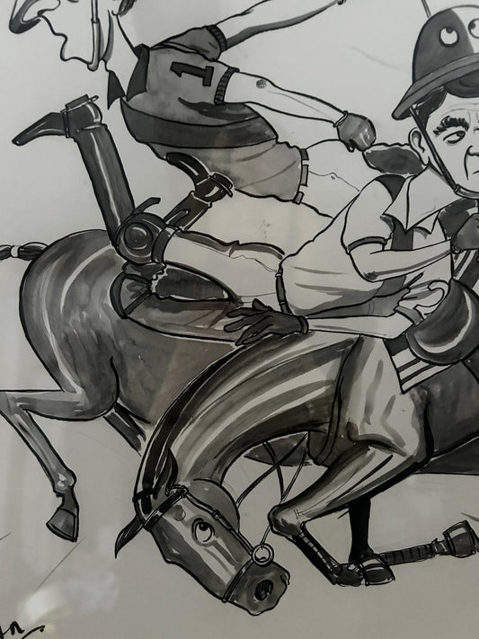 Original Bryn Parry Polo Cartoon