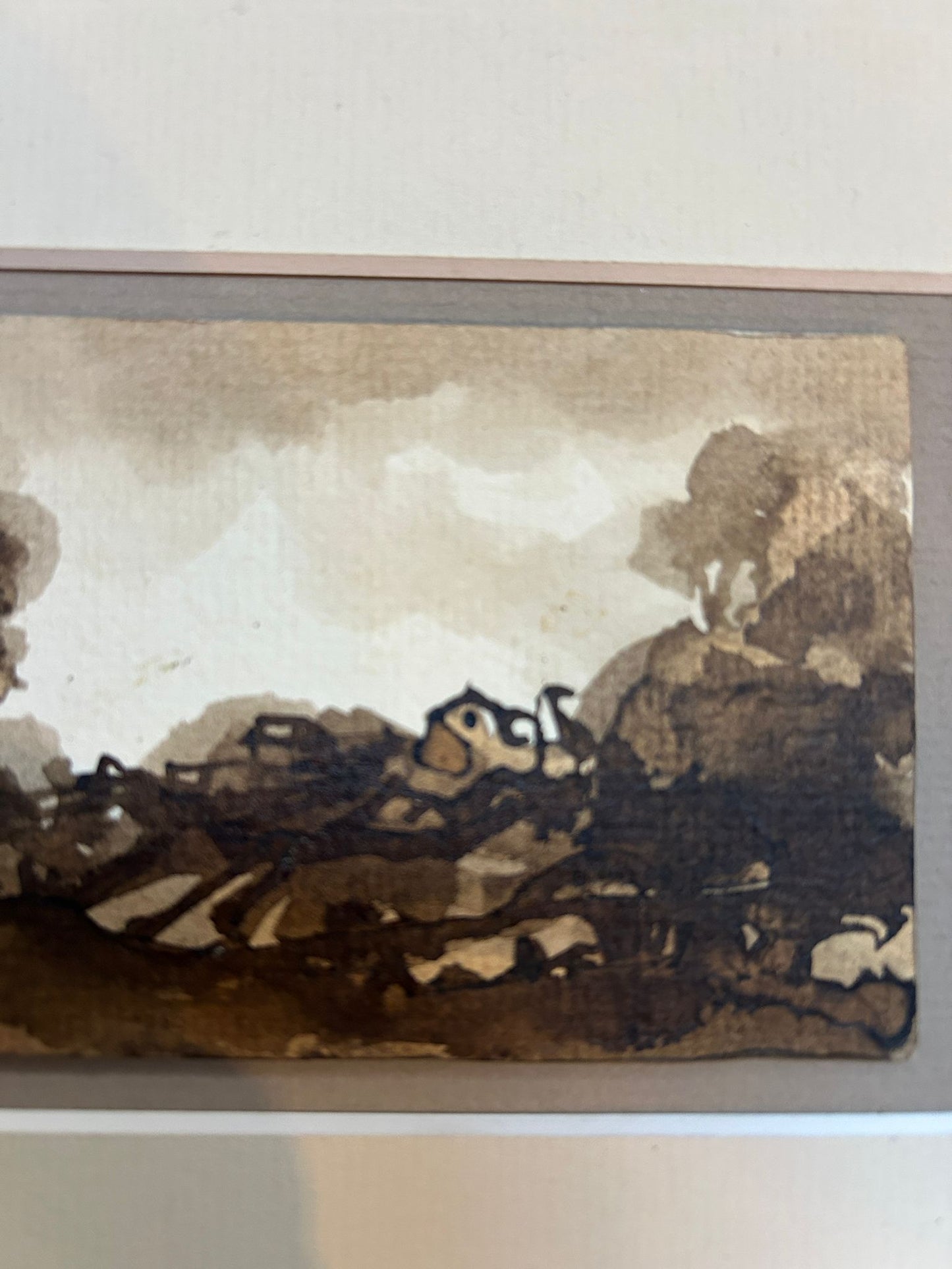 1970's Landscape Modernists Watercolour by Zetek, Jaroslav (Prague, 1929 - Toronto, 1982