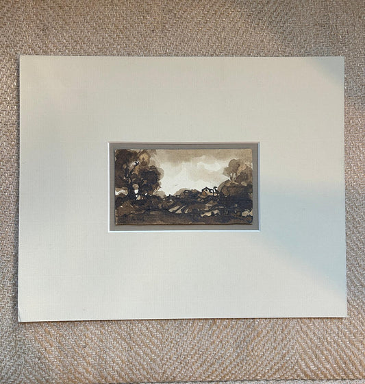 1970's Landscape Modernists Watercolour by Zetek, Jaroslav (Prague, 1929 - Toronto, 1982