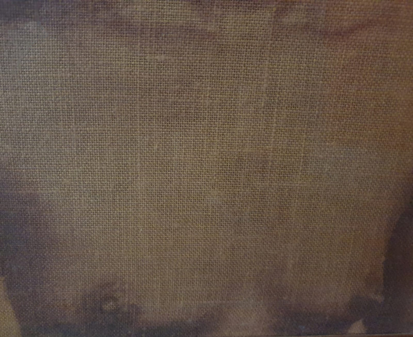 1970’s Female Nude Portrait Photograph on Jute