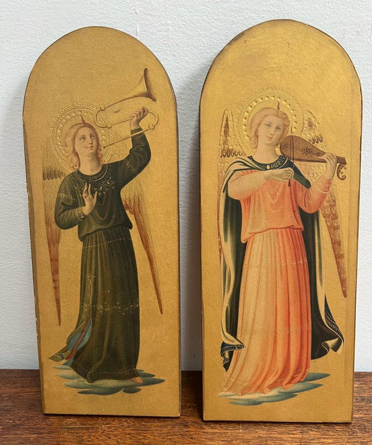OLIO E TEMPERA SU TAVOLA PRIMI DEL XX SECOLO SECONDO IL FRA ANGELICO X 2