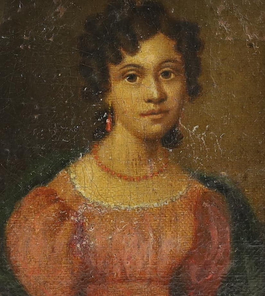 Ritratto in miniatura di una signora Regency.