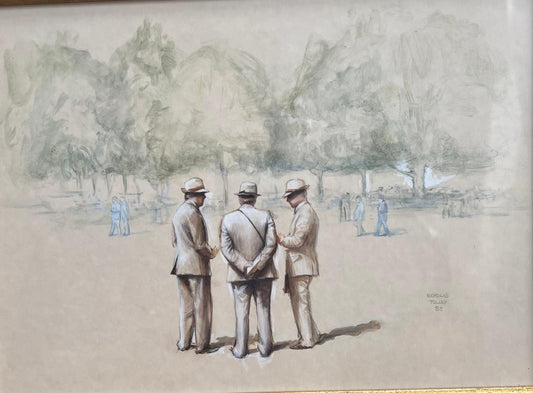 Three Men of the Turf by Nicholas Tolley B1958