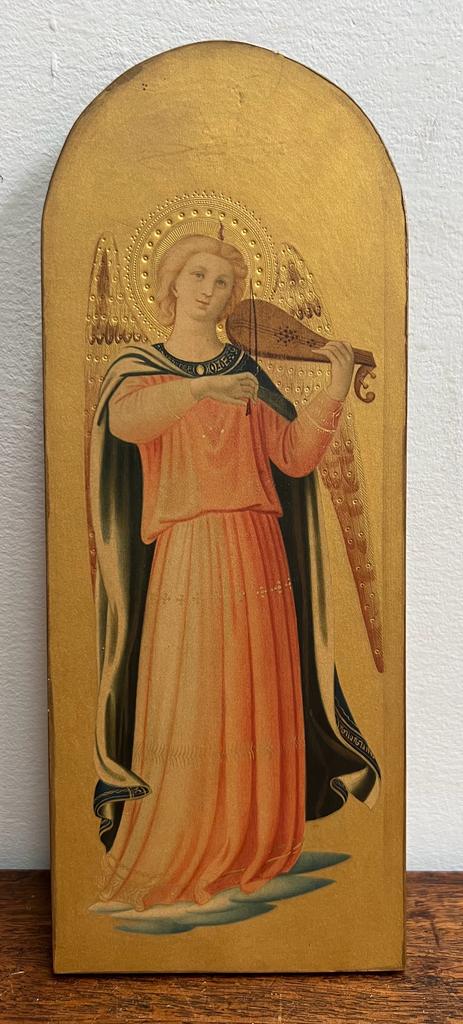 OLIO E TEMPERA SU TAVOLA PRIMI DEL XX SECOLO SECONDO IL FRA ANGELICO X 2