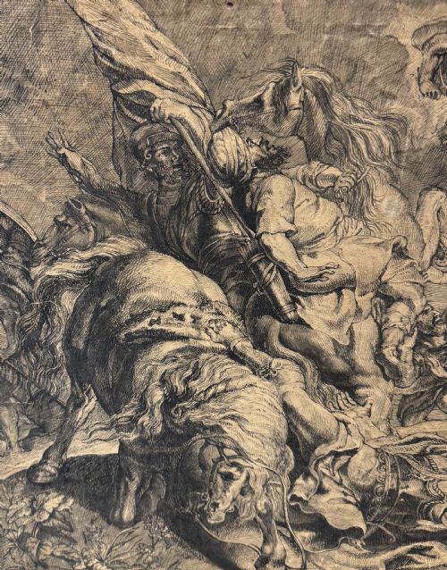 AFTER RUBENS LATE 17TH CENTURY OLD MASTER DRAWING PEN AND INK