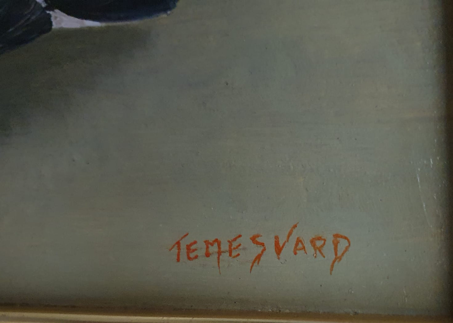 Pederzoli Tenesvard 1914-1987 Trofeo Gioco Uccello Olio su tela