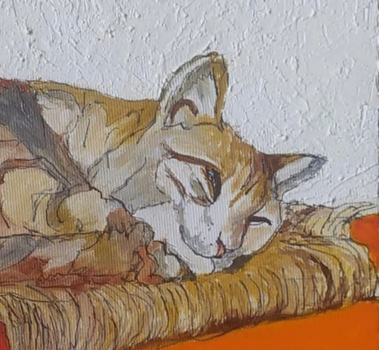 "Lasciatemi Qui" (Lasciatemi qui) Pittura a olio italiana di Elena Galimberti