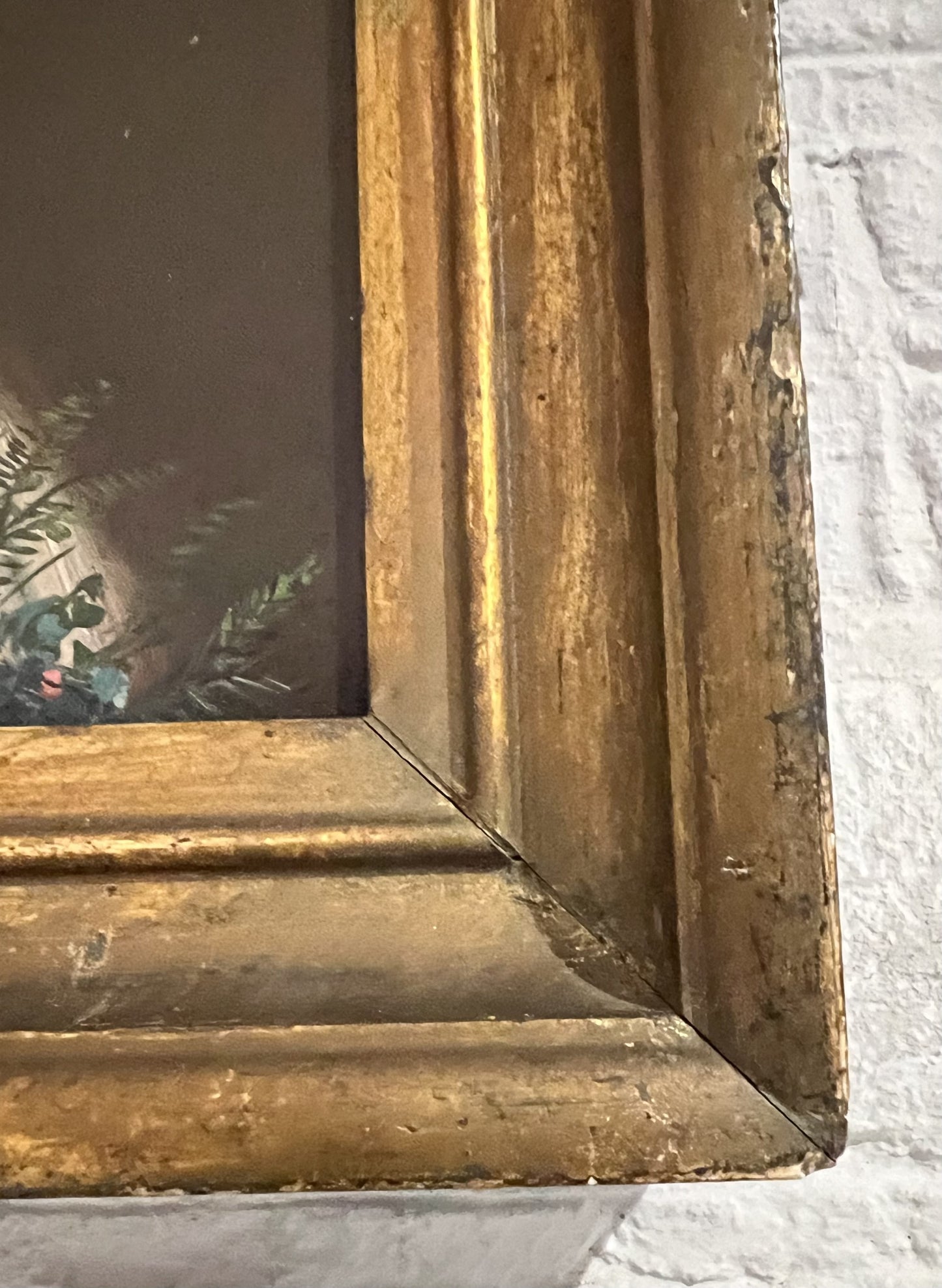 OLIO SU BORDO "BELLA RAGAZZA" FORSE TEDESCO ANNI '30
