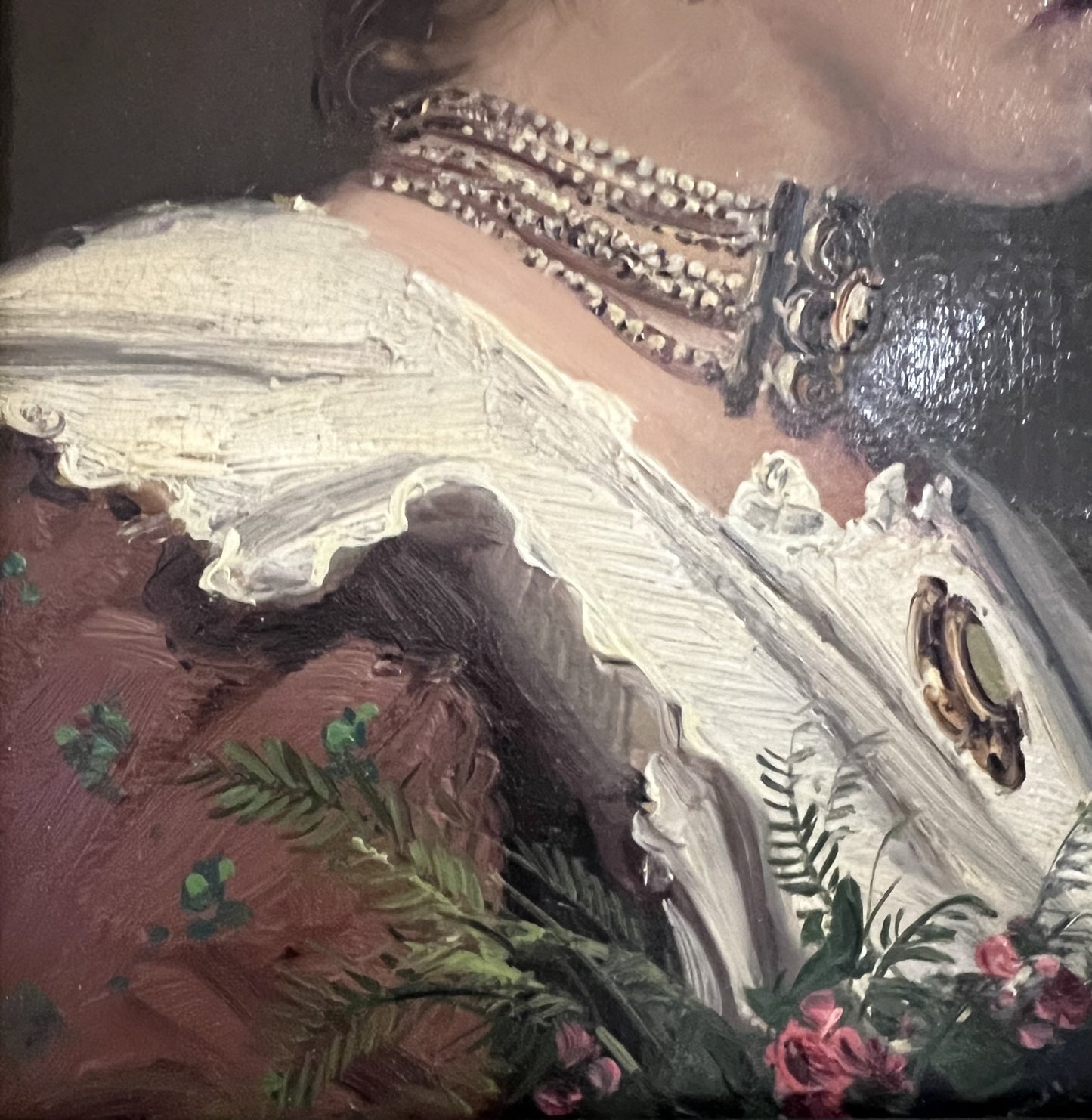 OLIO SU BORDO "BELLA RAGAZZA" FORSE TEDESCO ANNI '30
