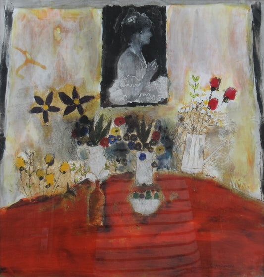 Leo McDowell Britannico 1936-2011 "Donne in preghiera"