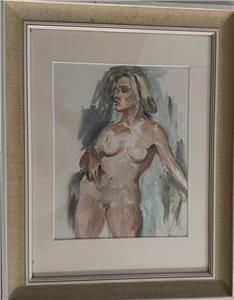STELLA STEYN 1907 - 1987 IRISH - OIL ON BOARD NUDE C1960 - FROM THE STUDIO SALE