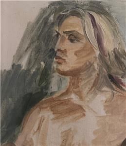STELLA STEYN 1907 - 1987 IRISH - OIL ON BOARD NUDE C1960 - FROM THE STUDIO SALE