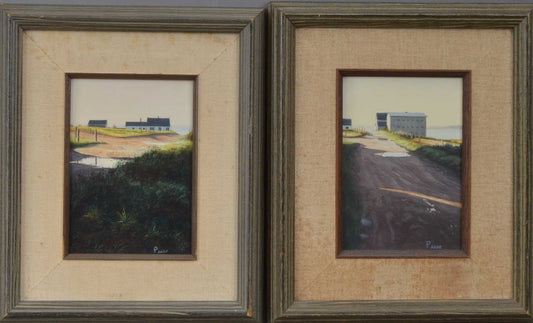 American Artist Bruce Pesso Oil on Board