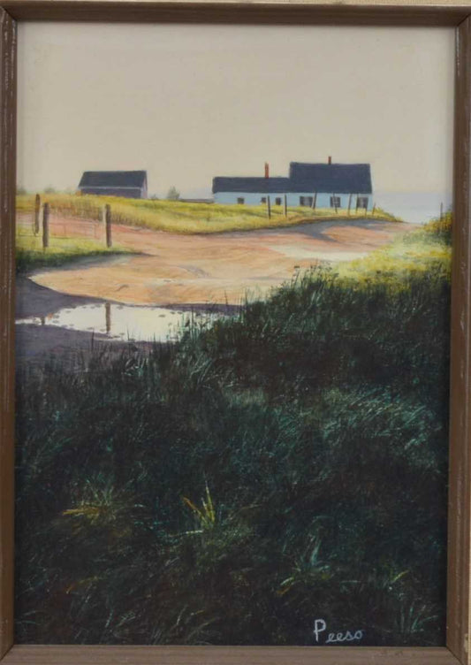 American Artist Bruce Pesso Oil on Board