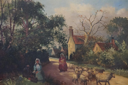 1908 Olio su tela JAC Pettitt Fl c1880 -1920 da JAC Pettitt