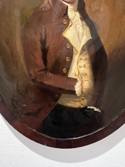 Ritratto ovale della fine del XVIII e dell'inizio del XIX secolo