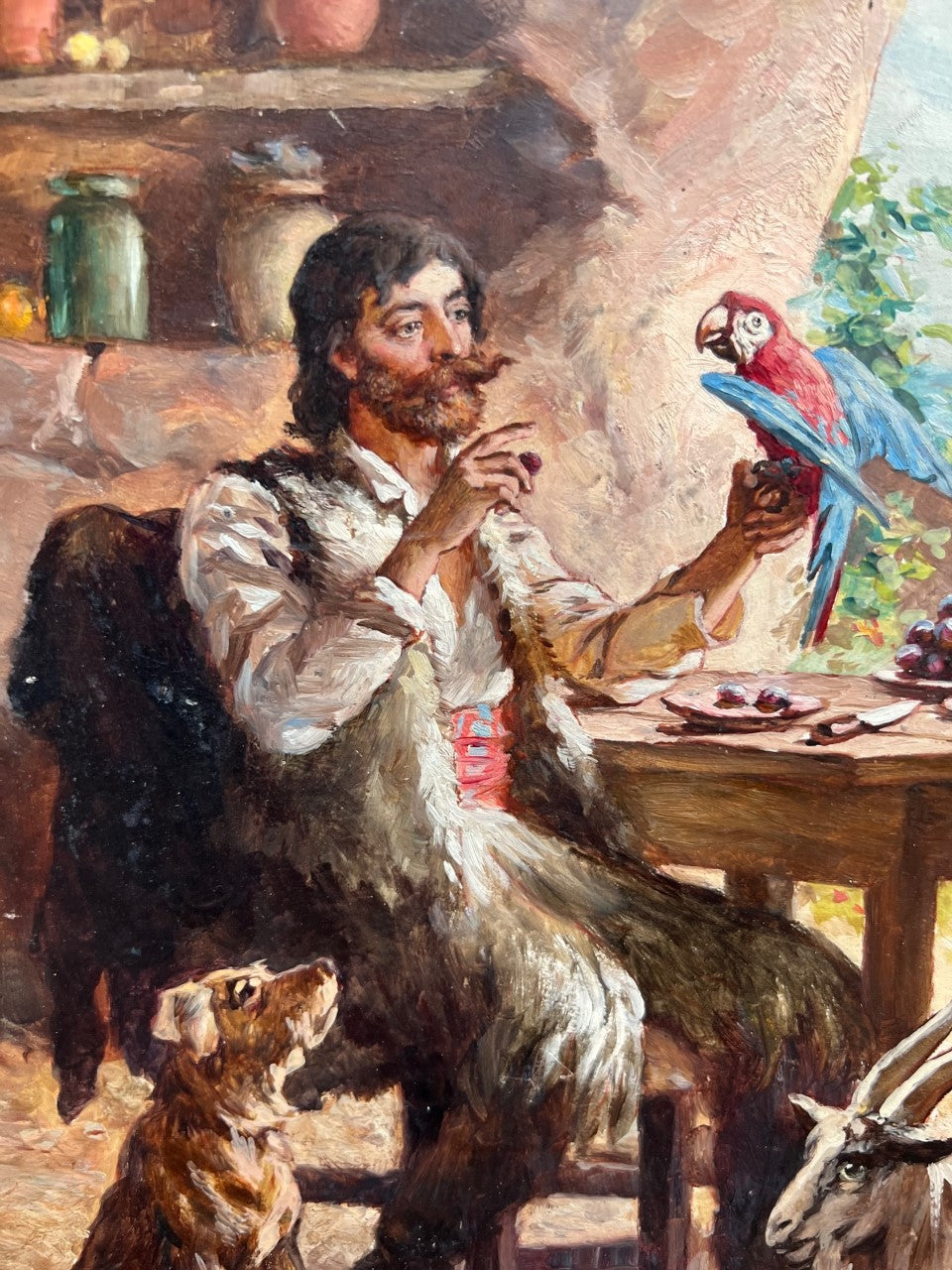 ILLUSTRATIVE ARTWORK FOR “ROBINSON CRUSOE” PUBLISHED A & C BLACK IN 1903.