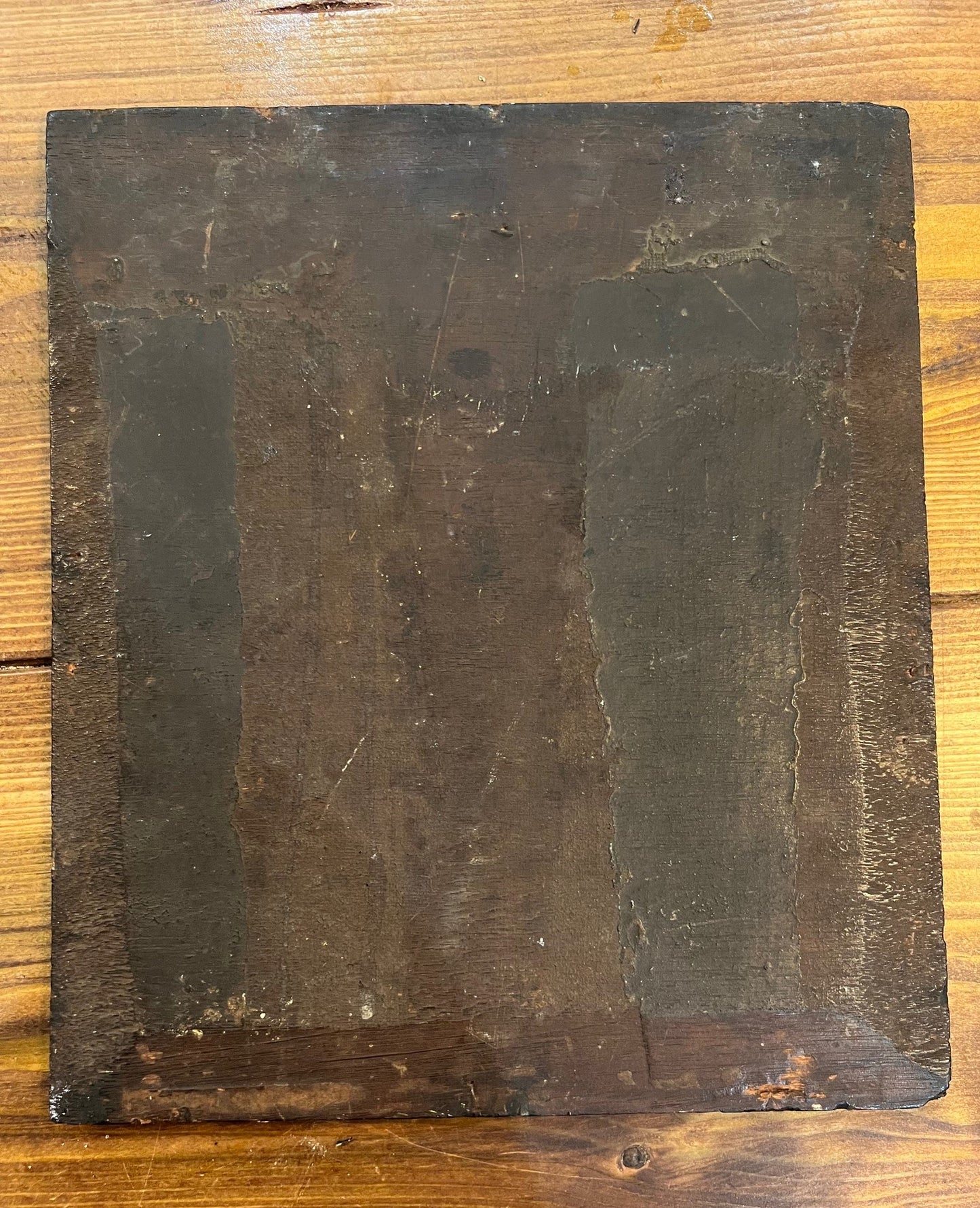 C1800 OLIO SU PANNELLO BISELLATO "CERVO NELLA FORESTA"