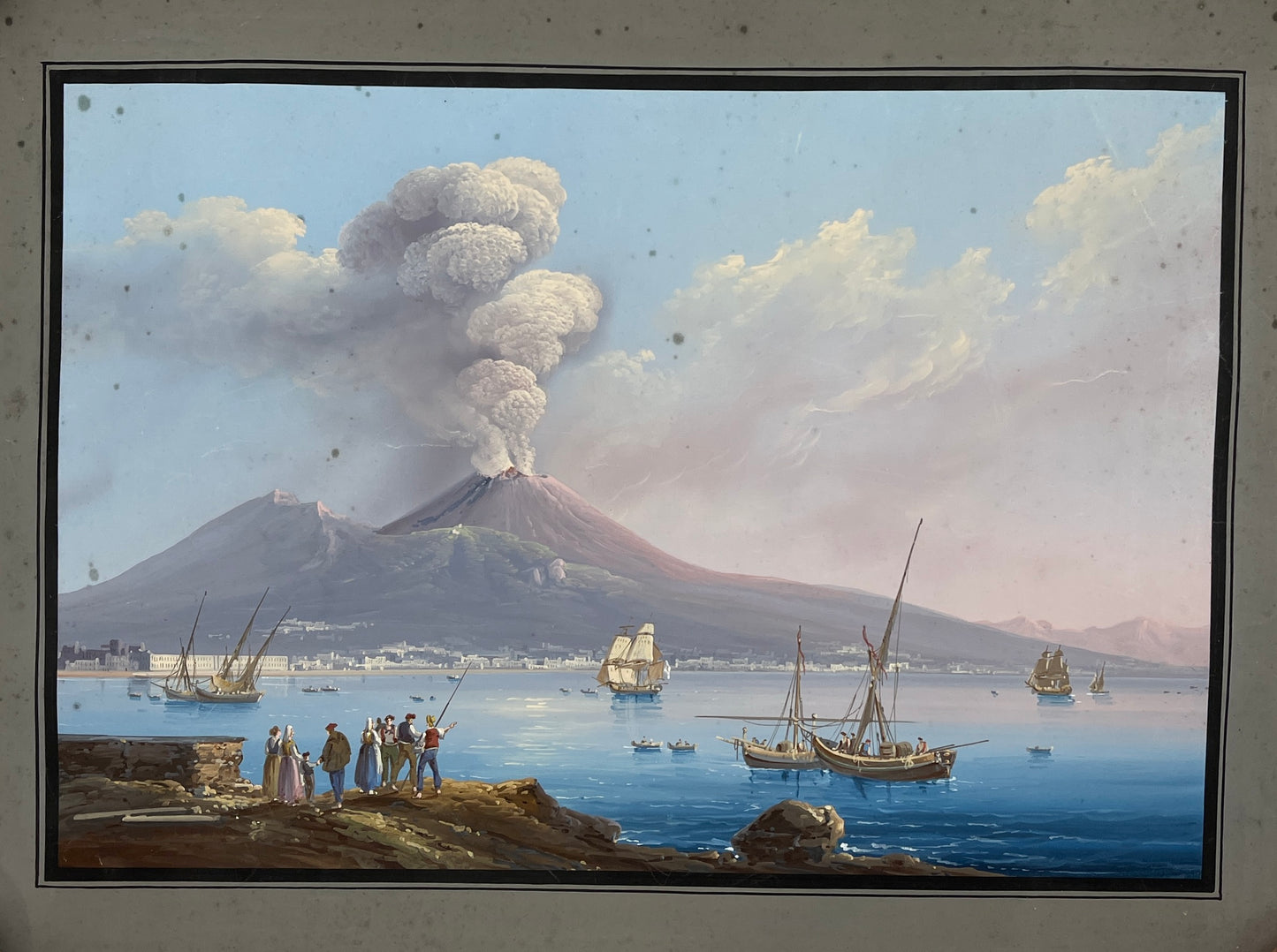 Extraordinary set of 19th Century Italian Paintings by Gioacchino La Piro