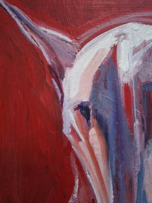 Ritratto impressionista di Bull Terrier