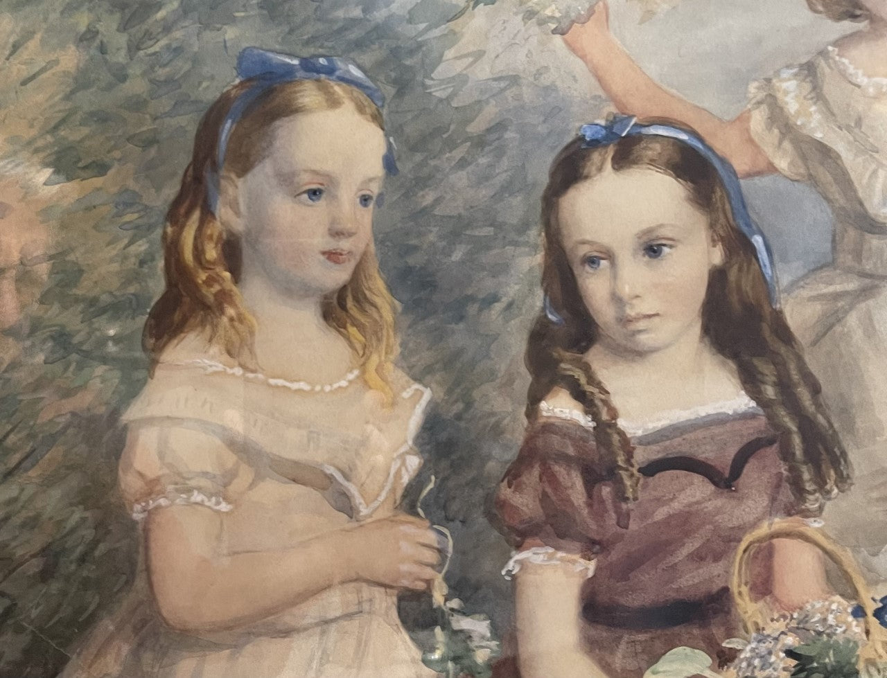 C1850's Large Watercolour
