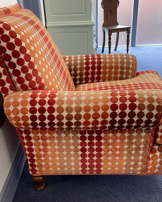 Mid Century Dotty Arm Chair