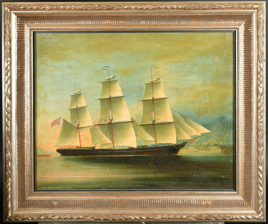 The British Ship Marian off Hong Kong