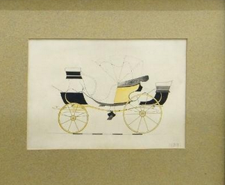 Carriage British School, early 19th century