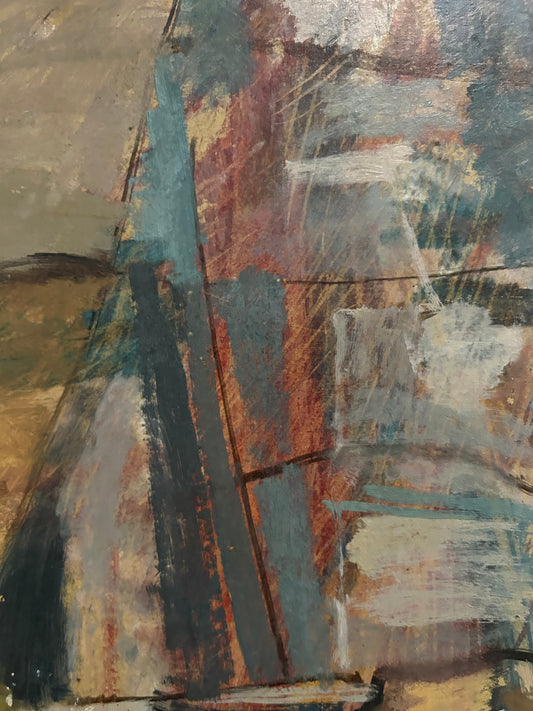 A Late 30's Cubist Still Life Very Much in the Style of George Braque