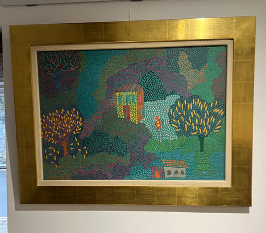 Landscape Modern Abstract by Yeshayau Scheinfeld (1909-1979)