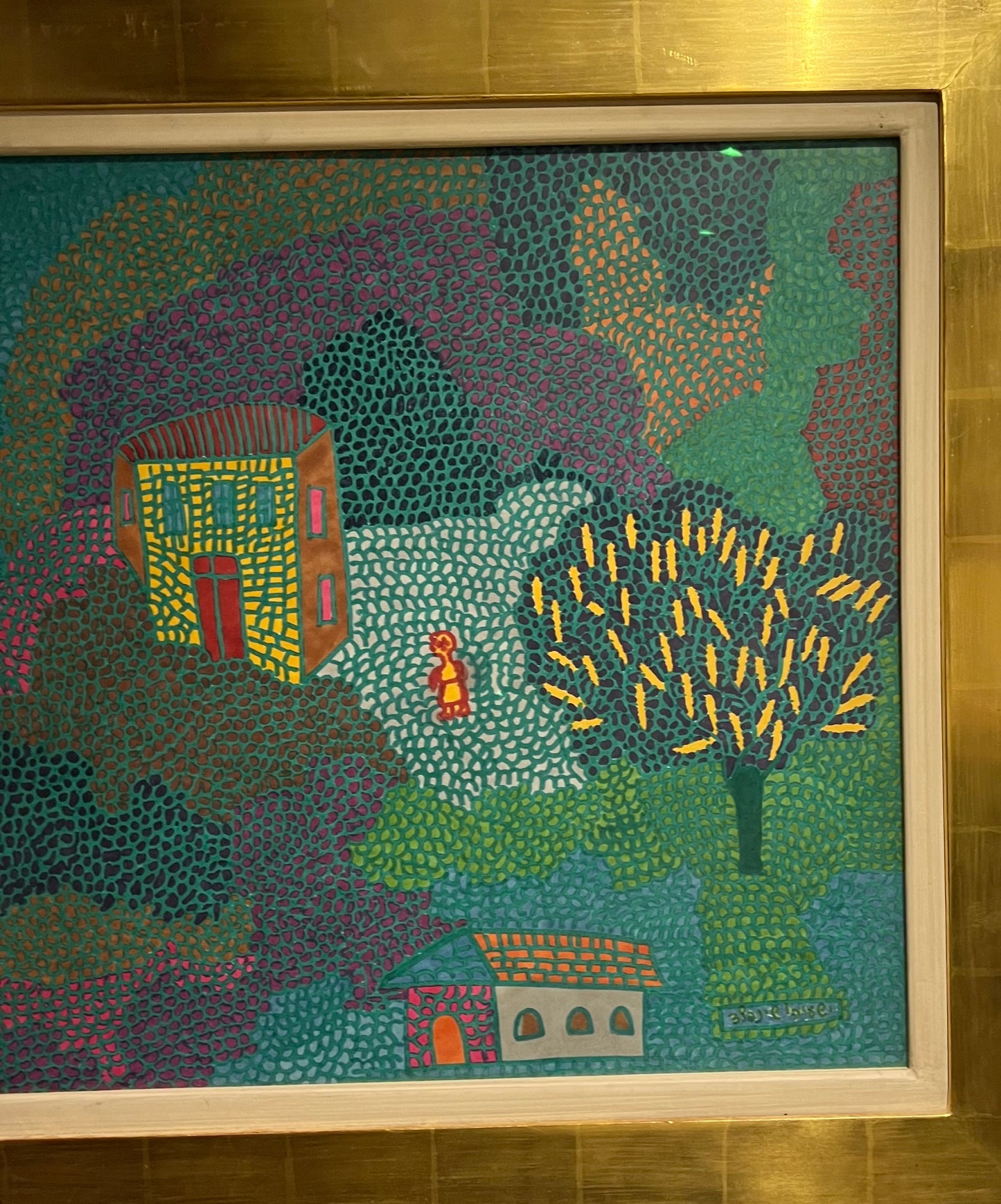 Landscape Modern Abstract by Yeshayau Scheinfeld (1909-1979)