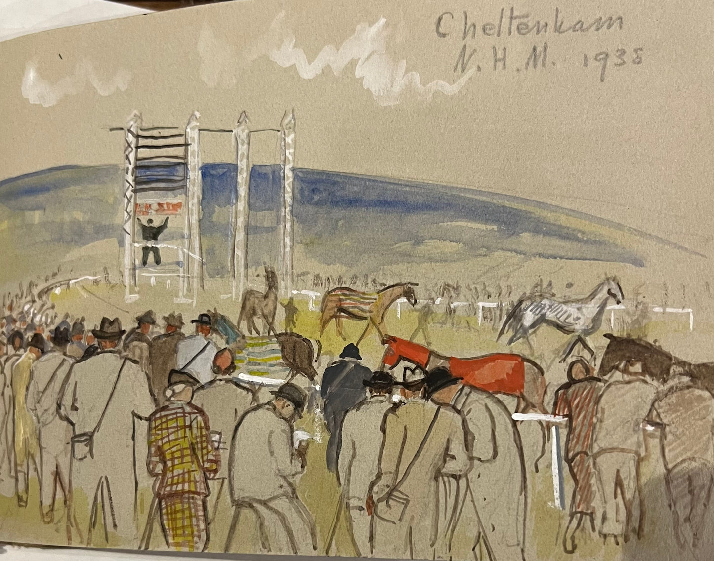 High quality 1937/39 Artists Sketchbook