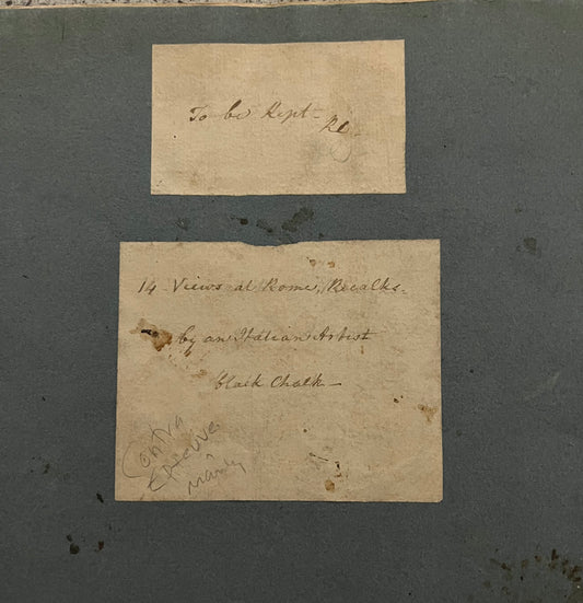 Old Master Drawing form an early 18th century Roman Holiday
