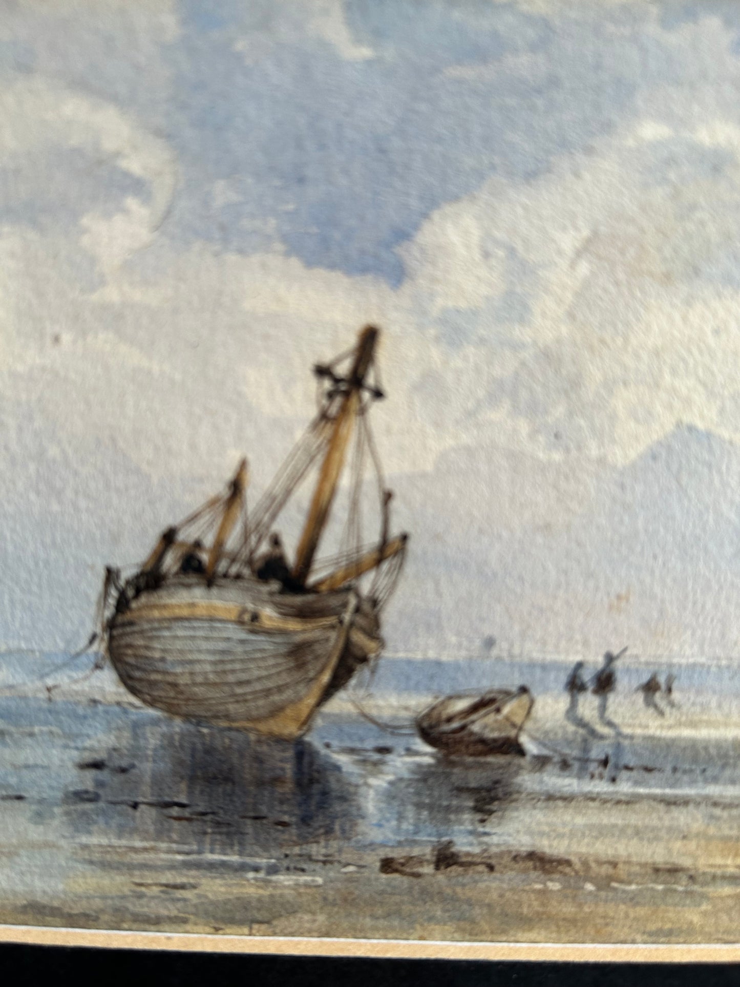 Early 19th Century Fishing Boat Watercolour