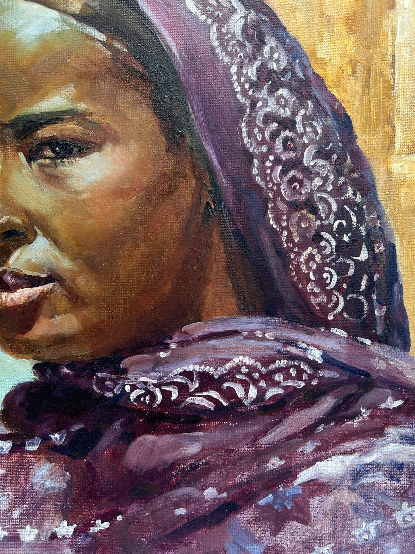 Ritratto di una giovane donna africana intorno agli anni '50/'60