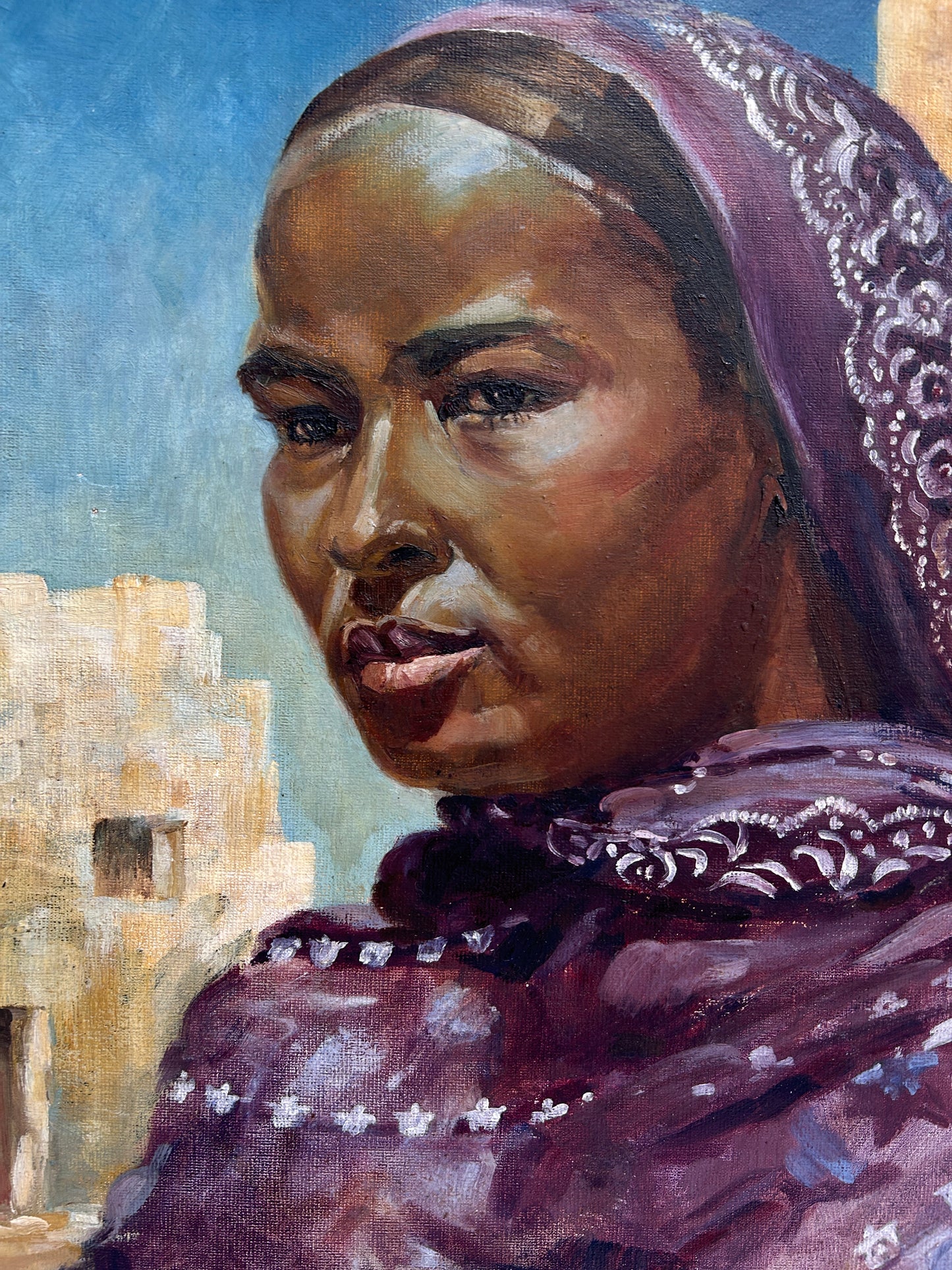 Ritratto di una giovane donna africana intorno agli anni '50/'60
