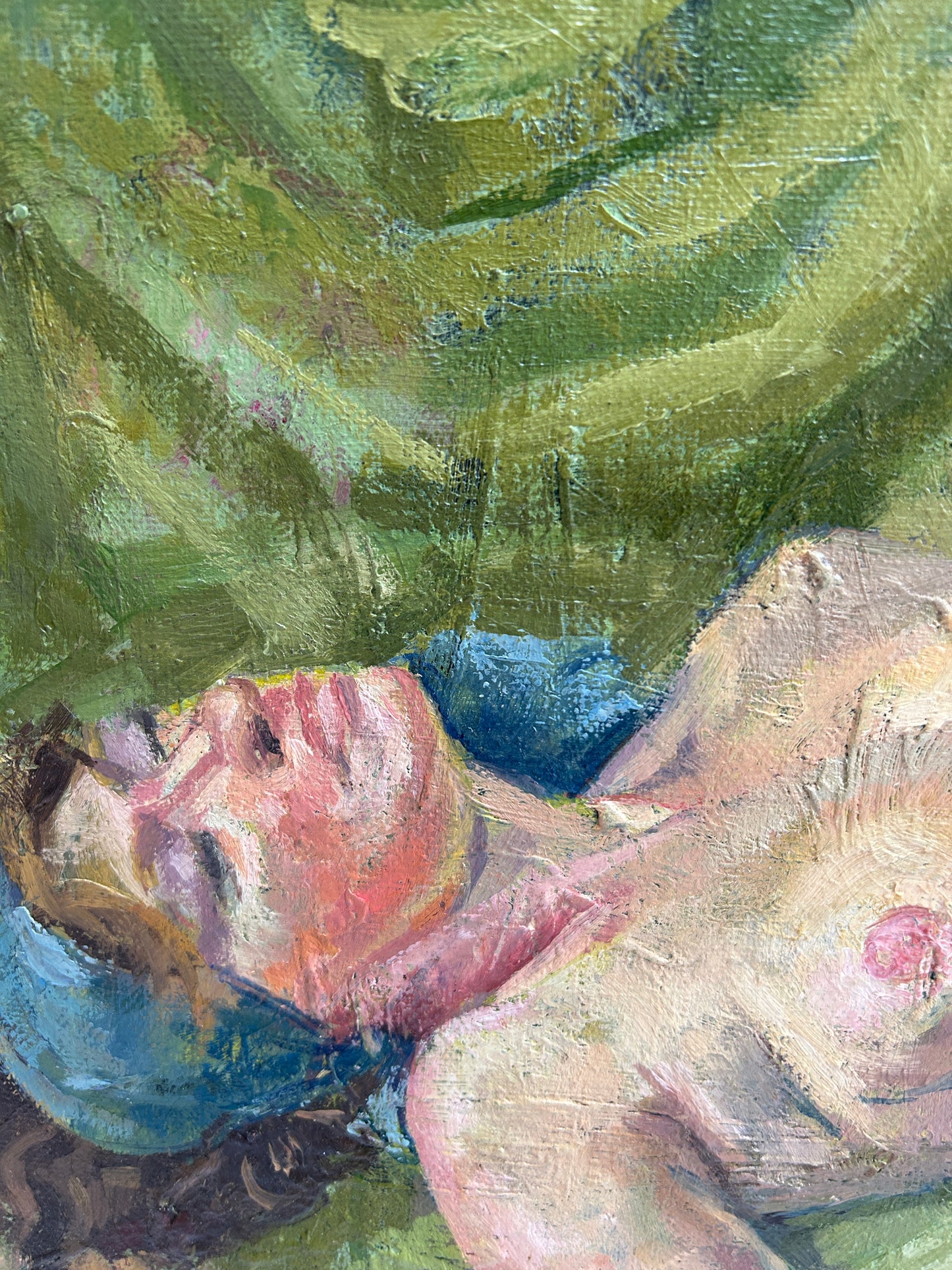 Nudo femminile sdraiato di alta qualità, anni '60 circa
