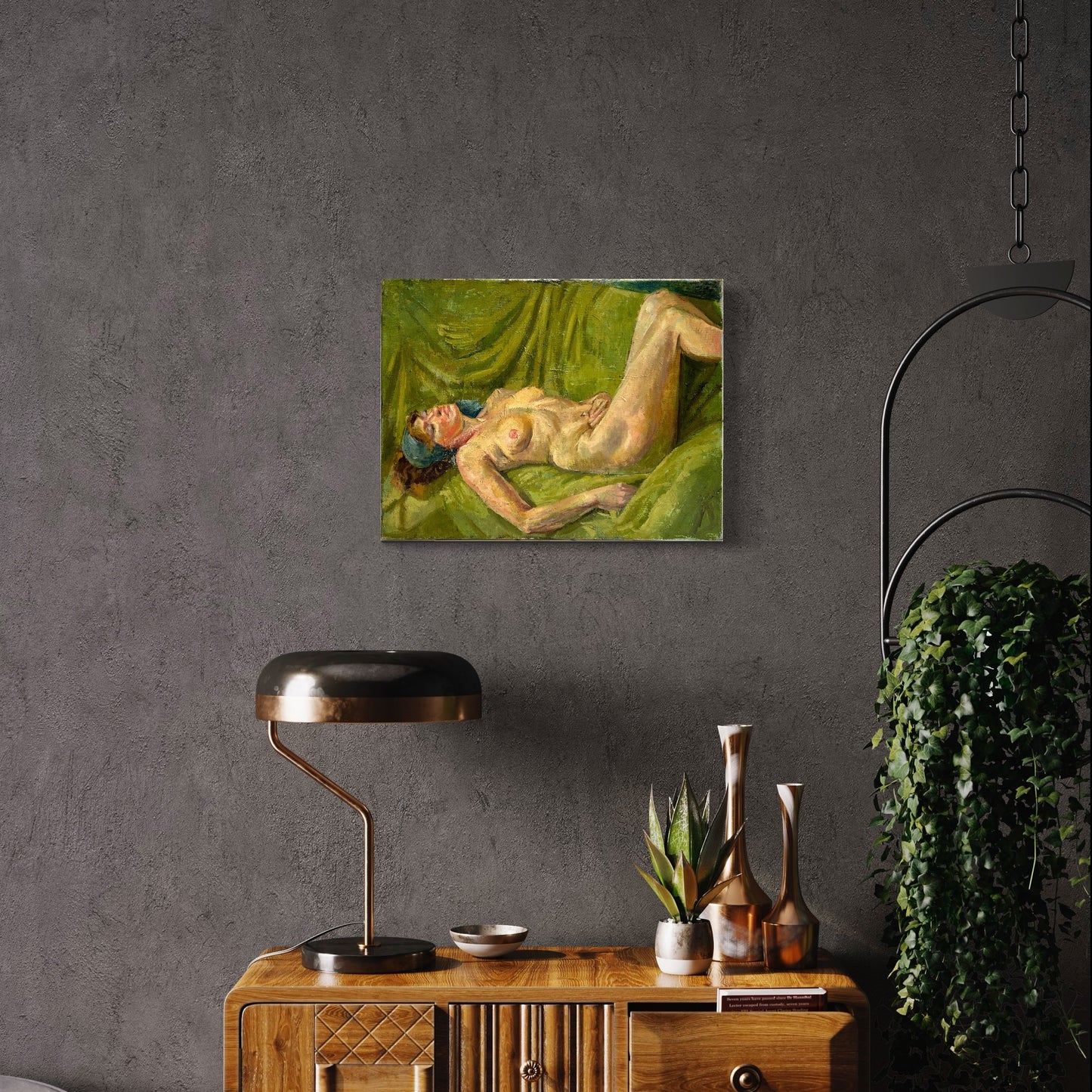Nudo femminile sdraiato di alta qualità, anni '60 circa