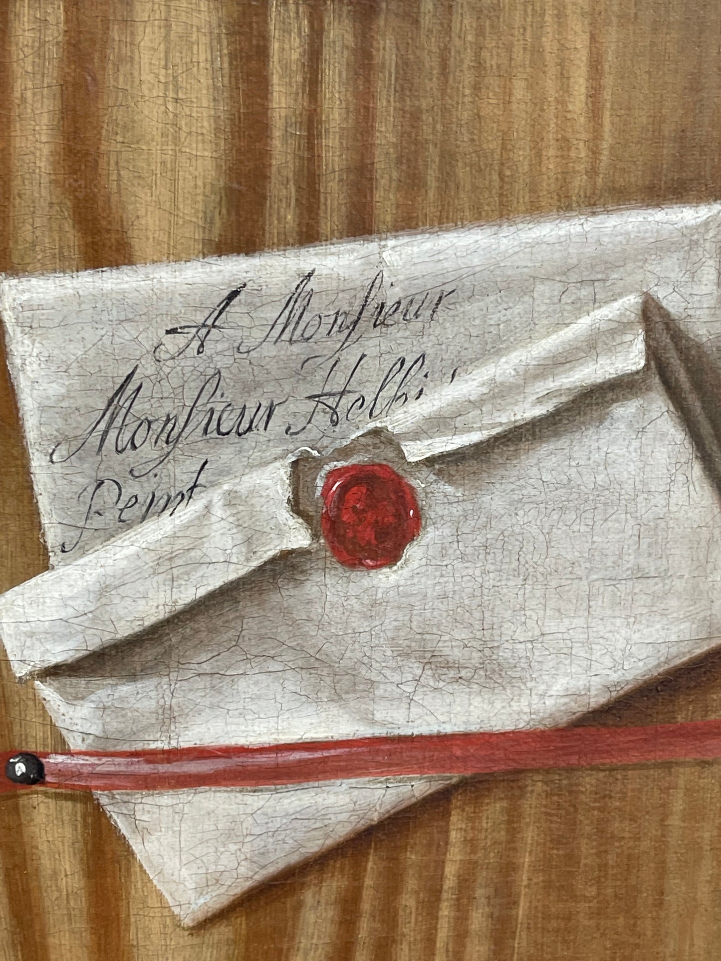 Jakob Heinrich Helbigk (Hamburg 1640 - 1746) 18th Century oil painting - Trompe-l'oeil