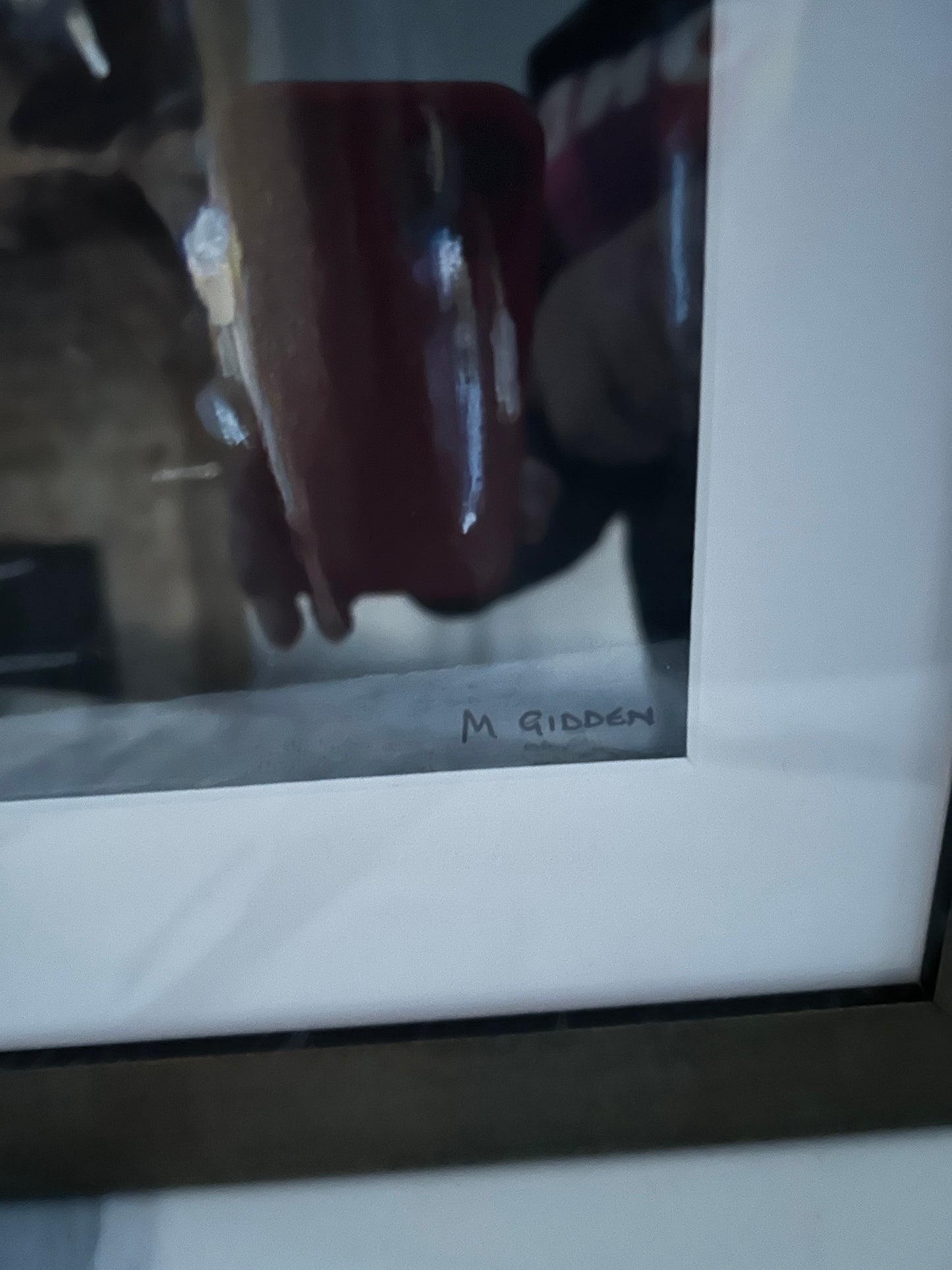 Revving UP! Original Watercolour by M Hidden